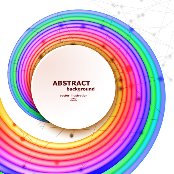 Абстрактный цветовой фон с цветными полосками и цветами для лица
 - Вектор,изображение