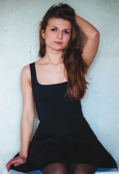 Portrait of a beautiful young girl - Fotoğraf, Görsel