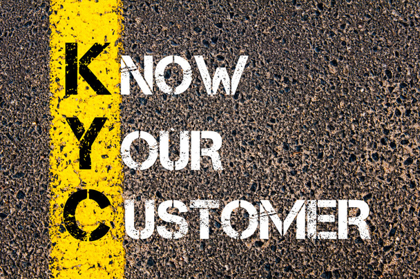 Business Acronym KYC - Know Your Customer - Photo, Image