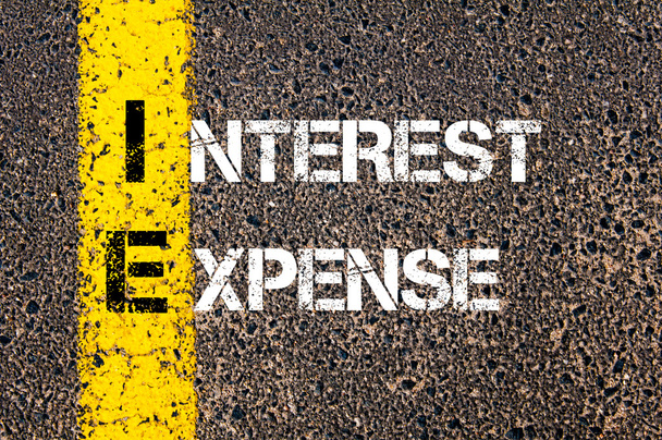 Business Acronym IE - Interest expense - Photo, Image