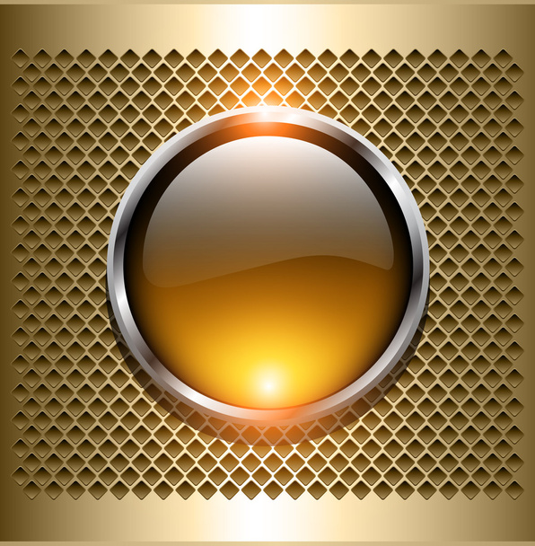 Shiny button  - Вектор,изображение
