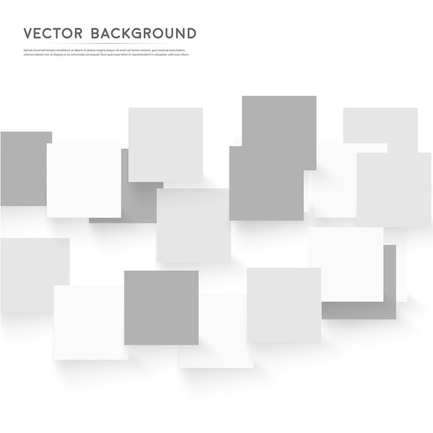 Vector background abstract squares. - Vektor, obrázek