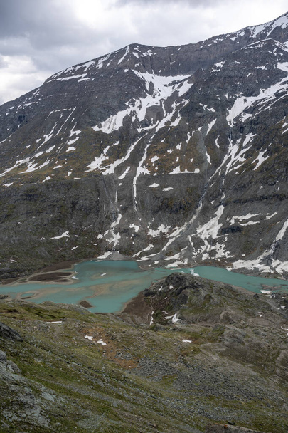Der Pasterze-Gletscher ist ein wichtiges Touristenziel, erreichbar über die malerische Großglockner Hochalpenstraße. Der Gletscher ist Teil des Nationalparks Hohe Tauern. - Foto, Bild