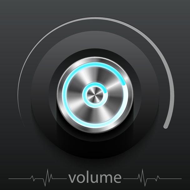 Button volume - Διάνυσμα, εικόνα