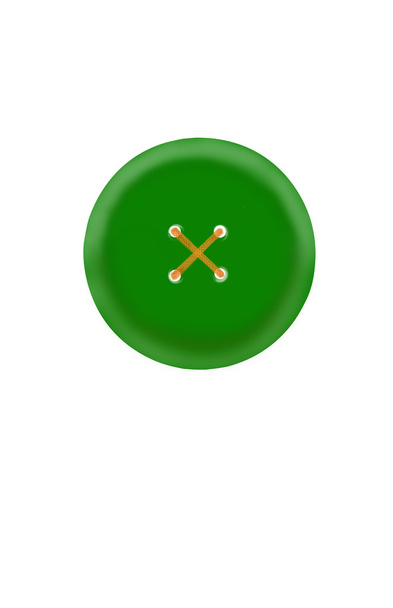 πράσινο κουμπί - Διάνυσμα, εικόνα