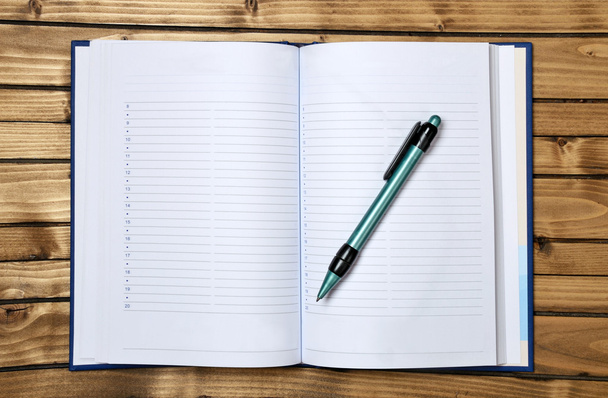 empty agenda with pen - Photo, Image