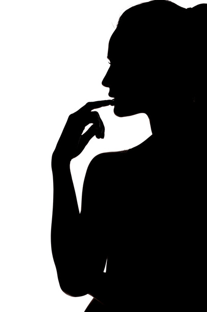 Kadının siluet - Fotoğraf, Görsel