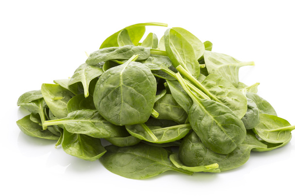 Spinach isolated on the white background. - Fotó, kép