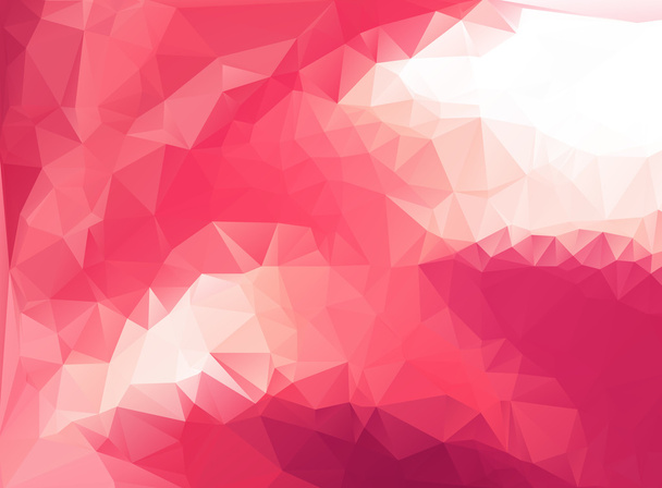 赤白多角形モザイク背景,ベクターイラスト,クリエイティブビジネスデザインテンプレート - ベクター画像