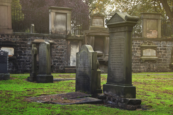cimetière Greyfriars Kirkyard à Édimbourg
 - Photo, image