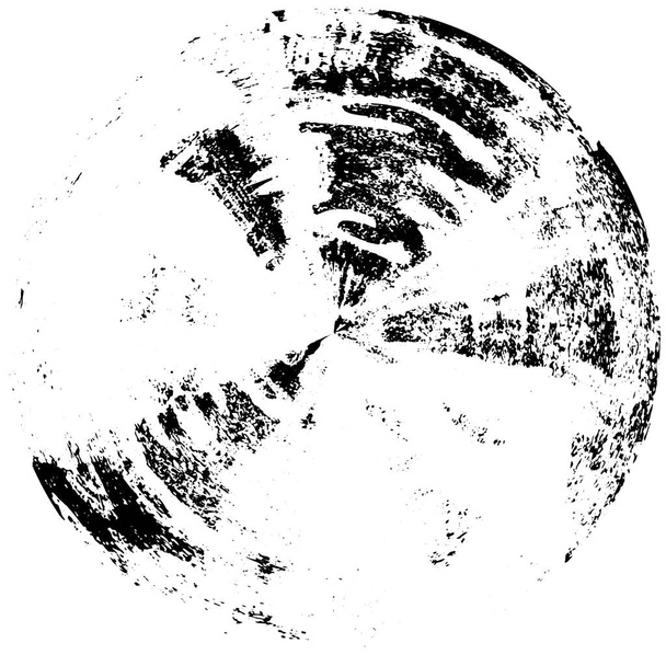 dark round texture grunge background  - Vector, Image