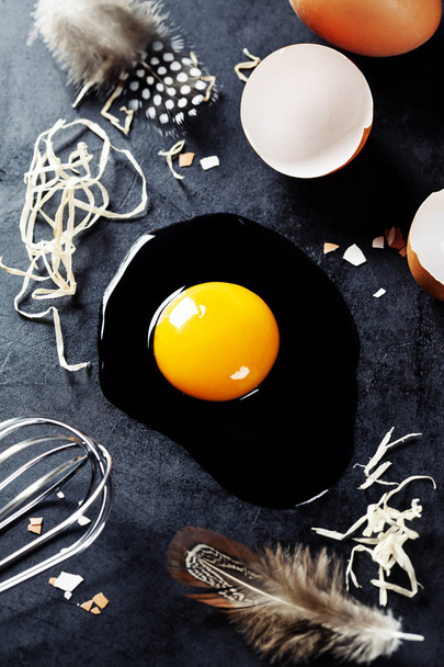 Raw eggs - Foto, Imagem