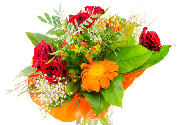 Bouquet de fleurs isolées
 - Photo, image