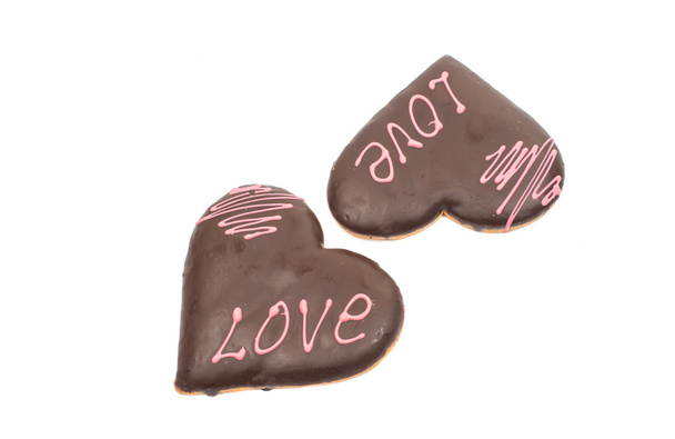Delicious cookies hearts - Photo, Image