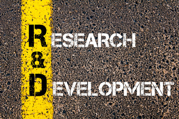 Business Acronym RD as Research and Development - Photo, Image