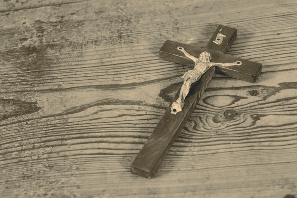 Kaunis vanha risti Jeesuksen kanssa
 - Valokuva, kuva