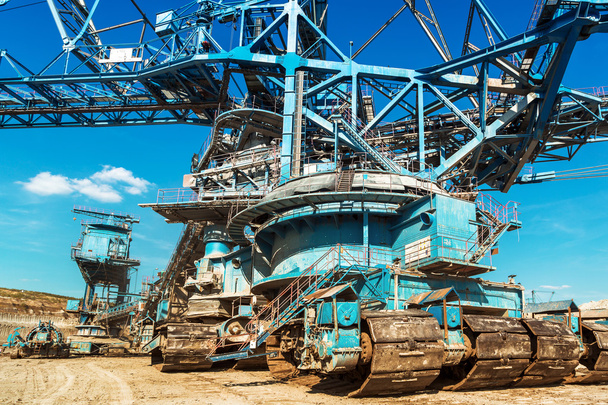 Mining machinery in the mine - Foto, immagini