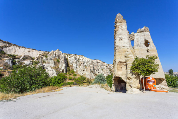 Goreme, Cappadocia, Türkiye 'deki ünlü açık hava müzesi. - Fotoğraf, Görsel