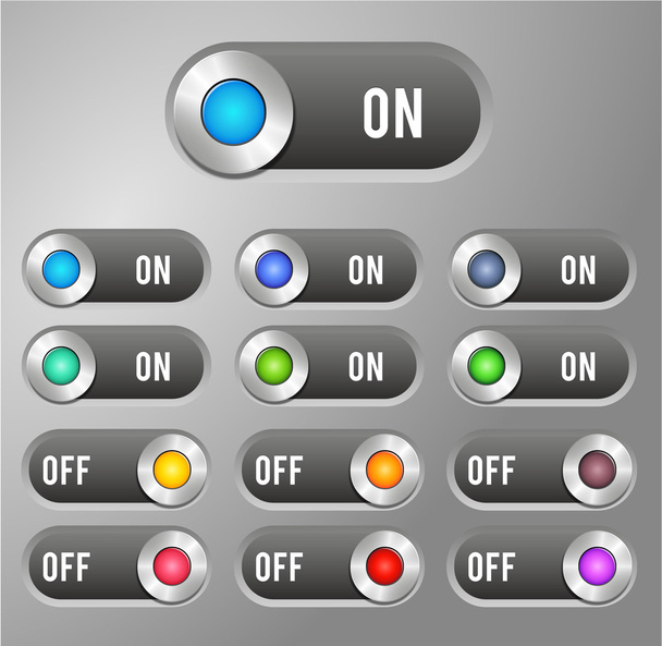 Switch button - Vetor, Imagem