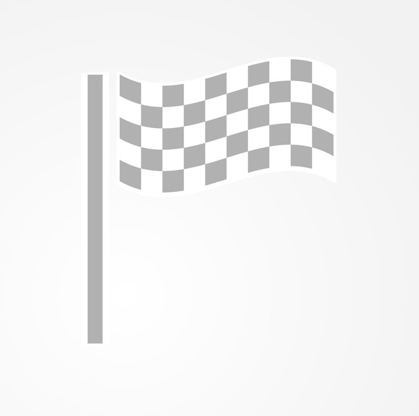 kockás zászló racing - Vektor, kép