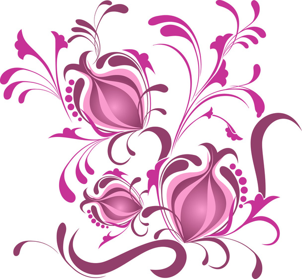 Flowers composition - Vector, Image