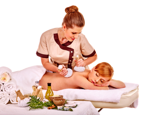 Mujer recibiendo masaje
 . - Foto, Imagen