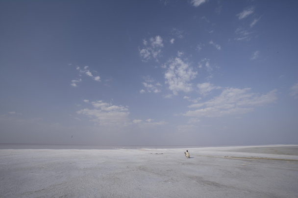 Salzlandschaften in Indien - Foto, Bild