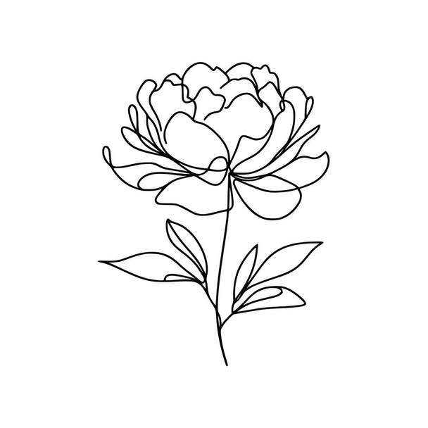 Иллюстрация цветочных каракулей - Вектор,изображение