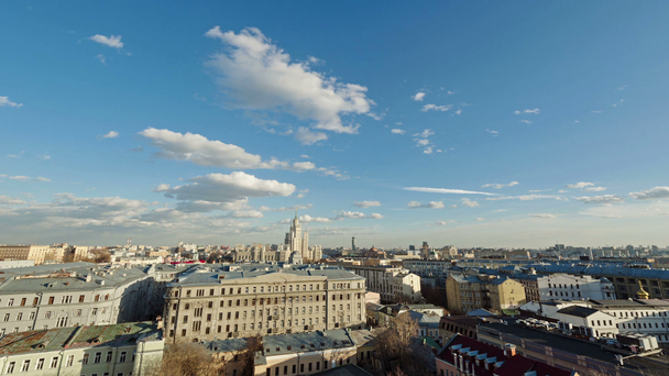 Moszkva kilátás a tetőről, a központ - Felvétel, videó