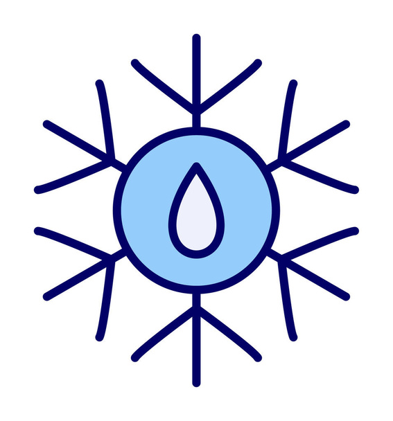 descongelar icono vector ilustración - Vector, Imagen