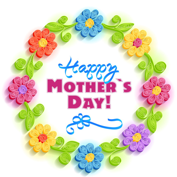 Card for mothers day - Vector, afbeelding