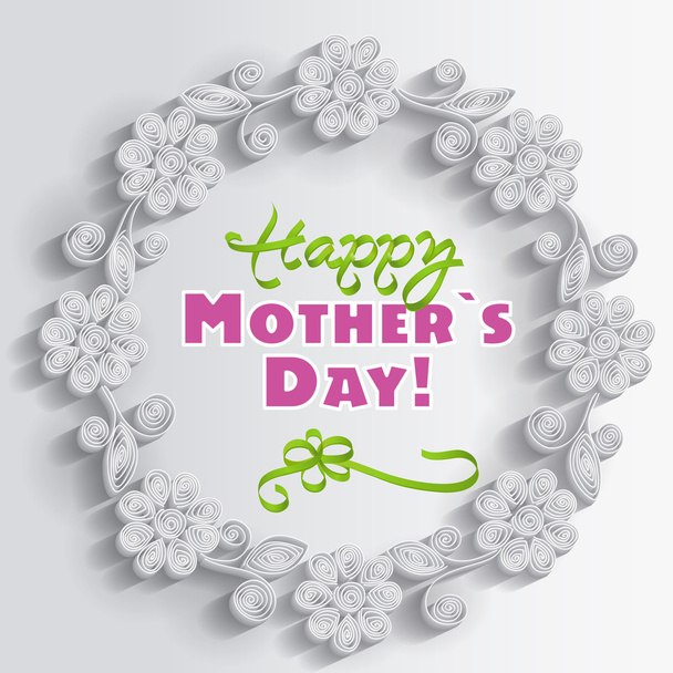 Card for mothers day - Vector, Imagen