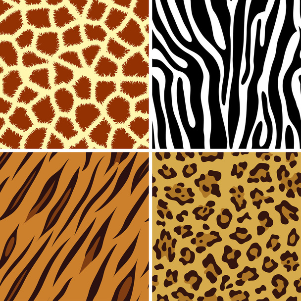 Wild animals print pattern Stock Vector by ©kidstudio852 59058407