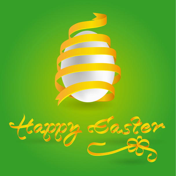 Easter greeting card - Vector, imagen