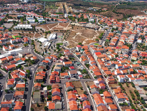 Vue aérienne paysage urbain ou urbain panoramique - Photo, image