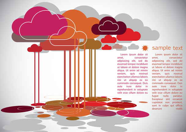 Abstrakteja pilviä kopioavaruudella
 - Vektori, kuva