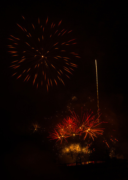 Feuerwerk in Patras, Peloponnes - Foto, Bild