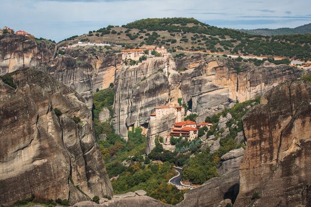 View of the mountains and monasteries of Meteora - Fotó, kép