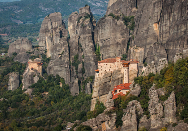 View of the mountains and monasteries of Meteora - Fotografie, Obrázek