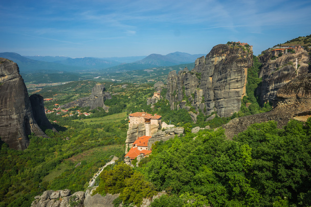 View of the mountains and monasteries - Foto, afbeelding