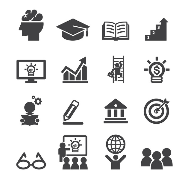 business education icon - Vector, Image