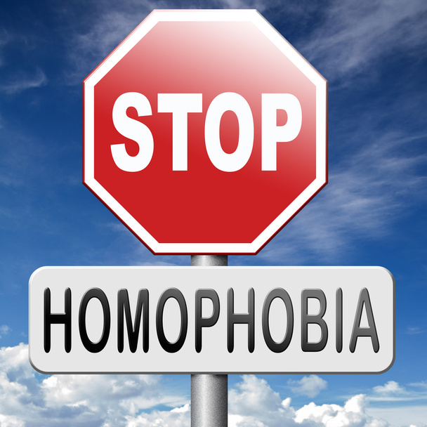 σταματήσει την ομοφοβία - Φωτογραφία, εικόνα
