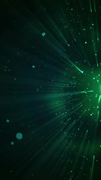 Green Particle Abstract Ambient Background Loop Animation. - Πλάνα, βίντεο