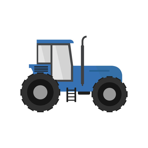 tractor vetor ícone plano - Vetor, Imagem