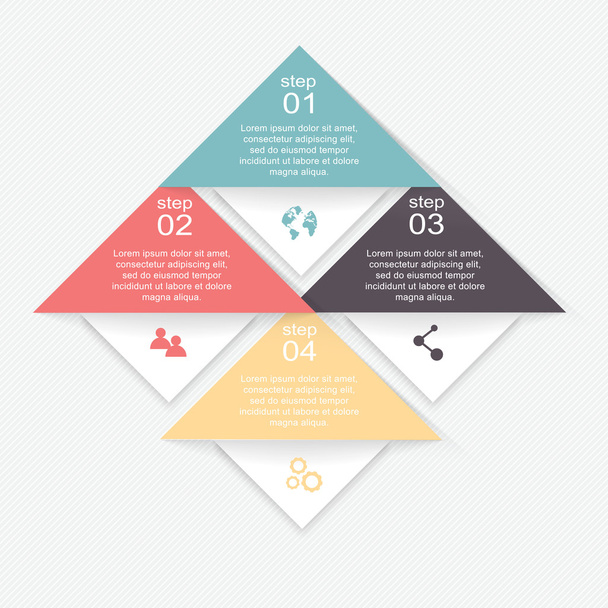 Set of infographics elements - Vektor, obrázek