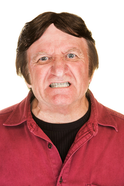 Outraged Man in Red - Fotó, kép
