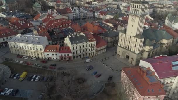 Όμορφη Μητρόπολη Bielsko Biala Aerial View Πολωνία. Υψηλής ποιότητας 4k πλάνα - Πλάνα, βίντεο