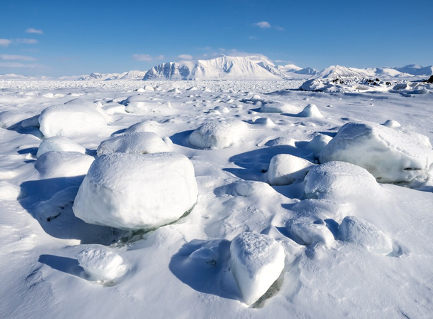 Зима в Арктике - Шпицберген
 - Фото, изображение
