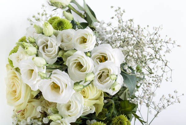 Primer plano de rosas blancas
 - Foto, Imagen