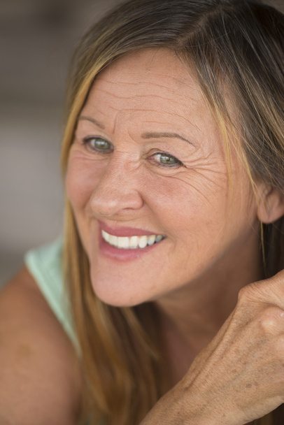 Active confident mature woman smiling - Photo, Image